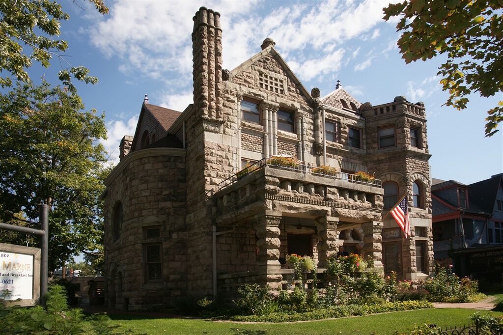 Castle Marne Bed & Breakfast Денвер Экстерьер фото